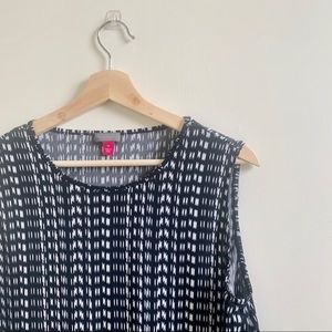 Vince Camuto Black & White Tank Top